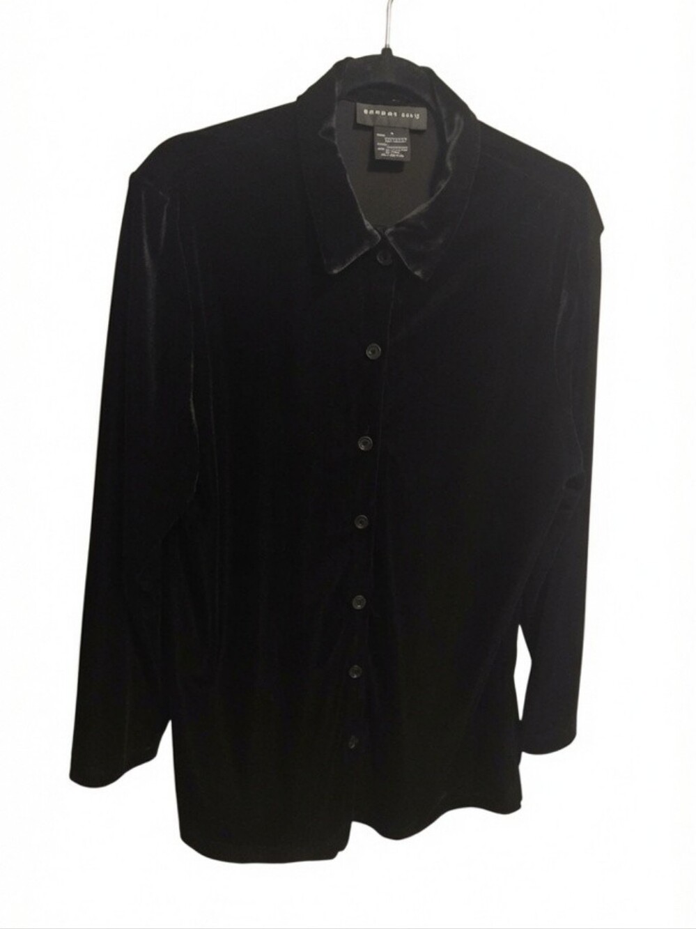 Vintage August Silk Velvet Blazer Jacket Large Classic Party Lightweight Preppy